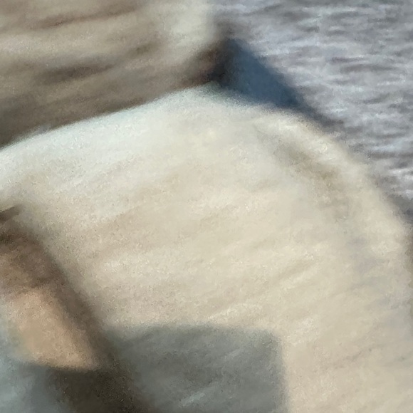 Zara Cream Shearling Strap Sandals - Picture 9 of 14